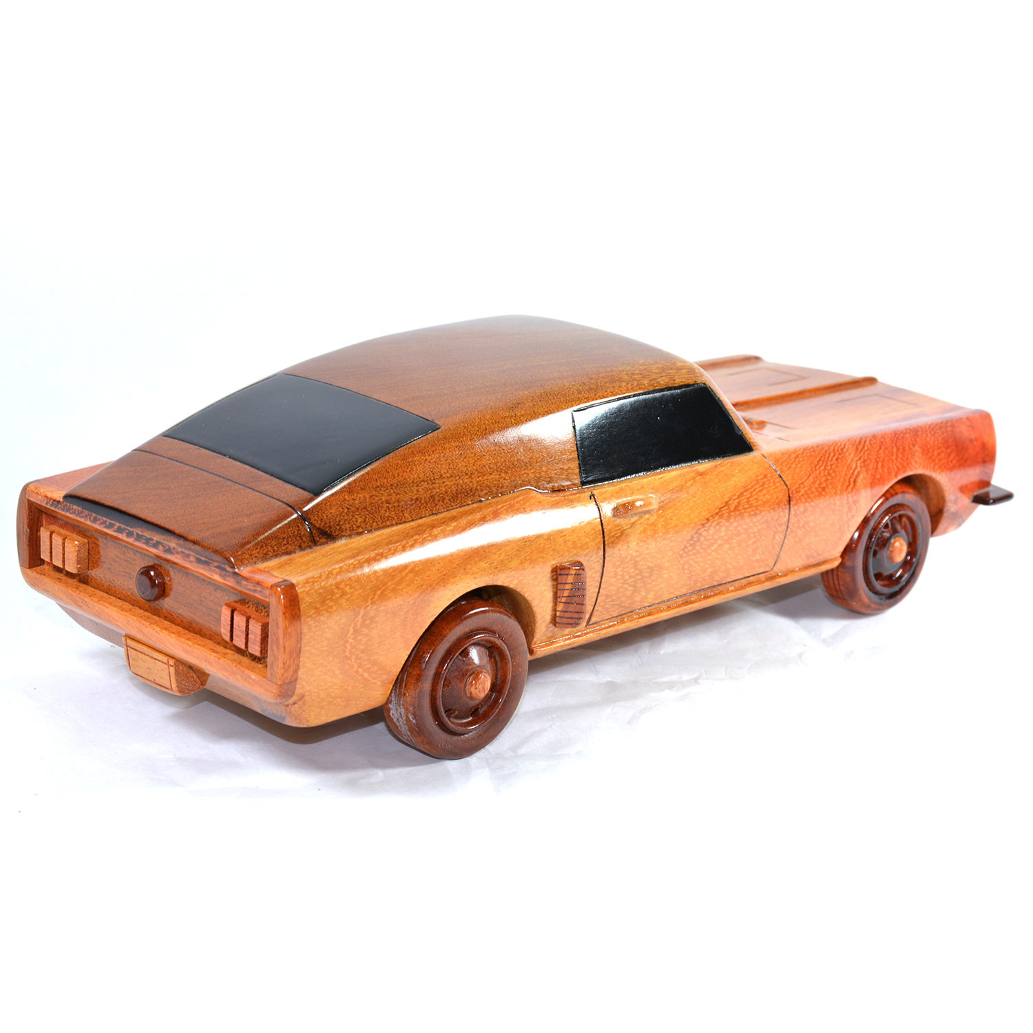 wooden ford mustang