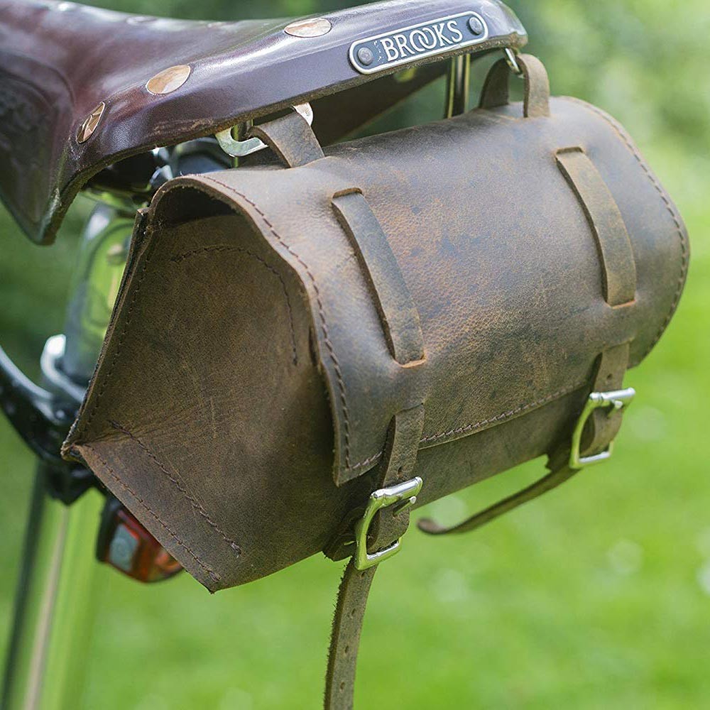 Buy Bicycle Saddle Bag the Barrel Bag Bicycle Bag Online in India - Etsy | Bicycle  bag leather, Leather bicycle, Bike bag