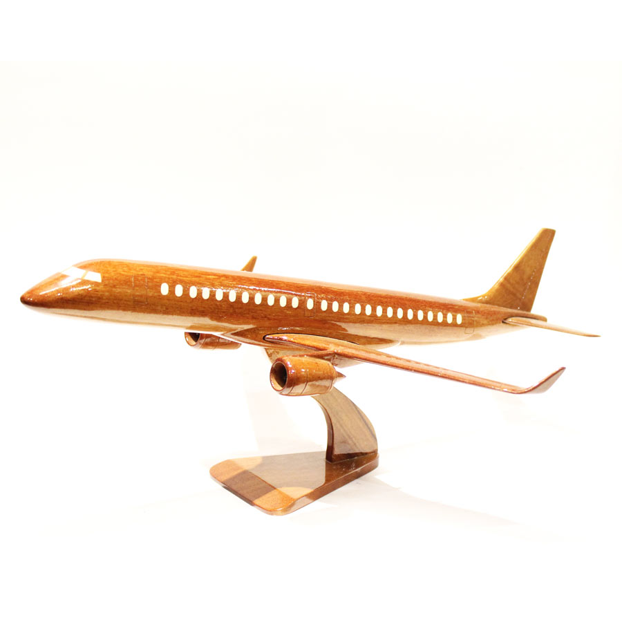 Boeing Mitsubishi Wooden Airplane Model - mahogany wooden airplane